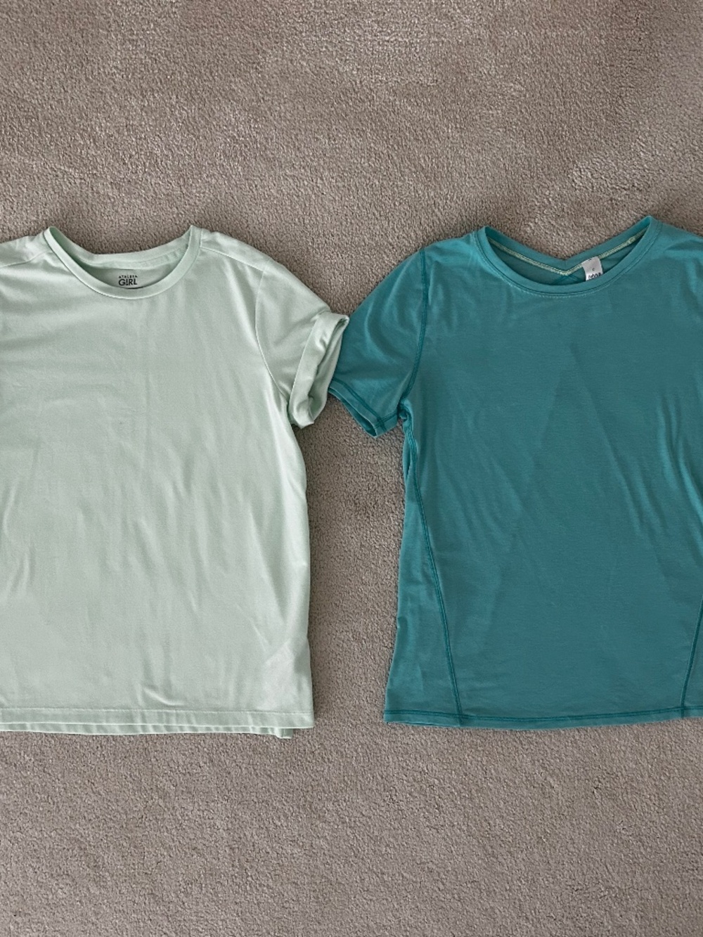 Athleta Girl & Ivivva by Lululemon size 12 tees
